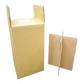 送料無料・ワイン4本用ダンボール箱、仕切り板付 181×181×335mm 「20セット」適応瓶：約90φ×320Hまで