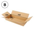 送料無料・衣類用ダンボール箱 744×434×高さ189mm「50枚」B