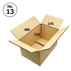 規格ダンボール箱No.13「10枚」480×370×330mm 表K6材質