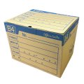 文書保管ダンボール箱 「A4・B4書類対応 オフィスカートン(388×315×287mm) 20枚」K7材質・ワンタッチ組立式