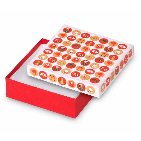 画像1: 送料無料・貼箱 迎春 小 160×160×50mm「60枚」