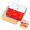 送料無料・貼箱 お年賀 160×160×70mm「30枚」