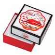 画像1: 送料無料・貼箱 赤富士 160×160×70mm「30枚」 (1)