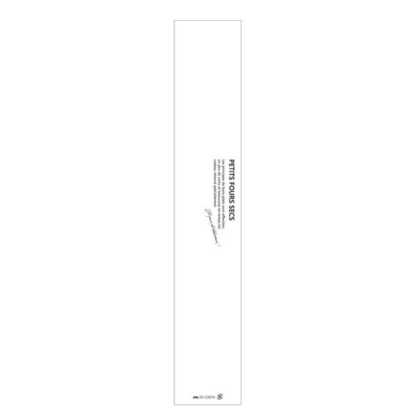 画像1: 送料無料・掛け紙 プティフール セック 帯 1 70×400mm「100枚」