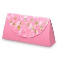 送料無料・ギフト箱（洋菓子用）クラッチバッグ ピンク 240×60×100mm「100枚」