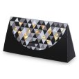 画像1: 送料無料・ギフト箱（洋菓子用）クラッチバッグ ブラック 240×60×100mm「100枚」 (1)