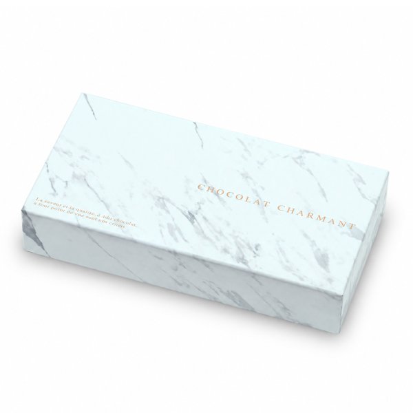 画像1: 送料無料・ギフト箱（洋菓子用）シャルマン 8個用 白 167×85×33mm「100枚」