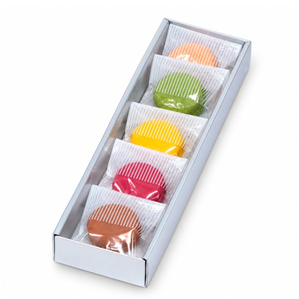 画像2: 送料無料・ギフト箱（洋菓子用）マカロンドゥスール 5 70×280×30mm「100枚」