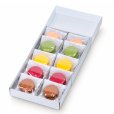 画像2: 送料無料・ギフト箱（洋菓子用）マカロンドゥスール 140×280×30mm「100枚」 (2)