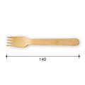 送料無料・木製フォーク 14cm  140mm「5,000本」