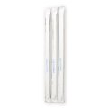 送料無料・ストロー ストレート 袋入 白 500P 4.5φ×150mm「10,000本」