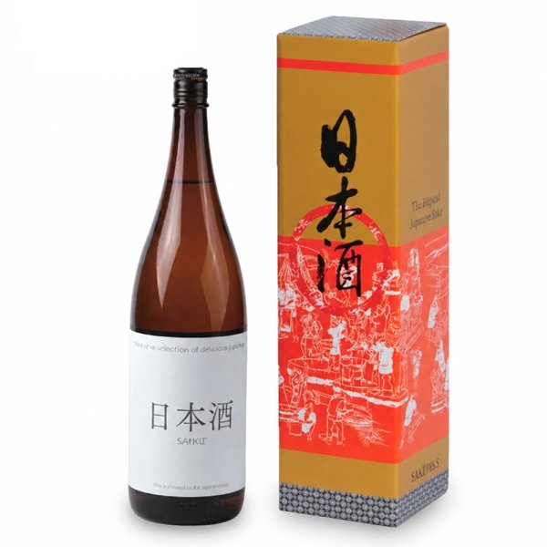 画像1: 送料無料・ギフト箱（酒用）日本酒1.8L×1本筒式 106×106×405mm「100枚」
