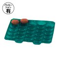 送料無料・トレー（フルーツ用）ペットキウイグリーン 21穴~36穴  外寸410×330mm「600枚」