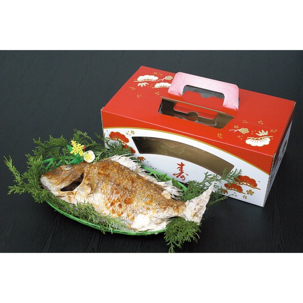 画像3: 送料無料・ギフト箱 焼鯛手提げ 277×155×114mmほか「100枚」