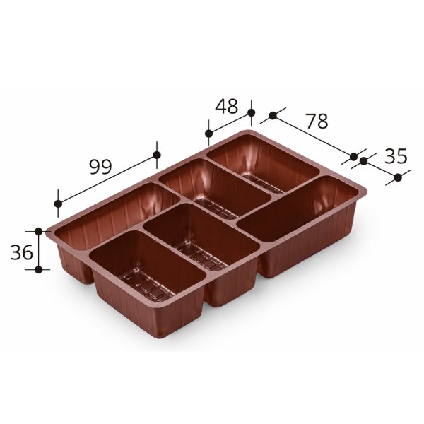 画像2: 送料無料・K67 専用6マストレー 127×213×36mm「54枚」