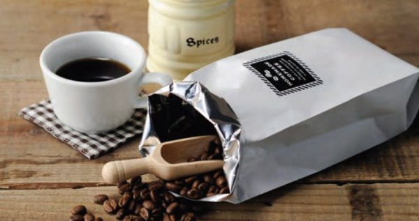 画像4: 送料無料・袋(コーヒー用)インナーバルブ付100g用 ガゼット袋 茶/ 黒/赤 90×50×200mm「100枚・2,000枚」