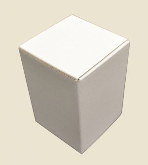 画像4: 送料無料・白ダンボールサック式箱 70×70×105mm 「10枚から」