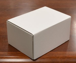 画像4: 送料無料・組立式 白ダンボール箱 95×95×35mm 「10枚から」