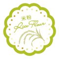 送料無料・販促シール「米粉」 30×30mm「1冊150枚」