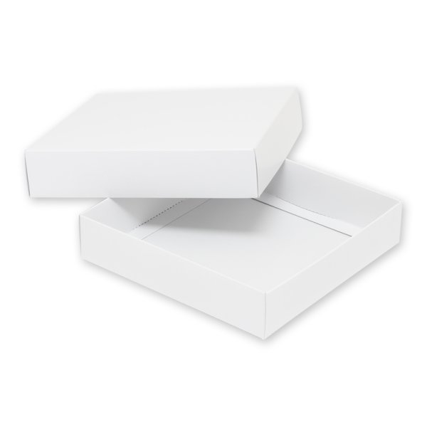 画像4: 送料無料・白無地箱（カード紙材質）180×180×40mm 「10枚から」