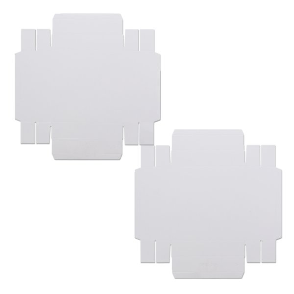 画像5: 送料無料・白無地箱（カード紙材質）180×180×40mm 「10枚から」
