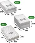 画像2: 送料無料・寝具箱キャラメル式  MM  全3種「60個・50個・30個」 (2)