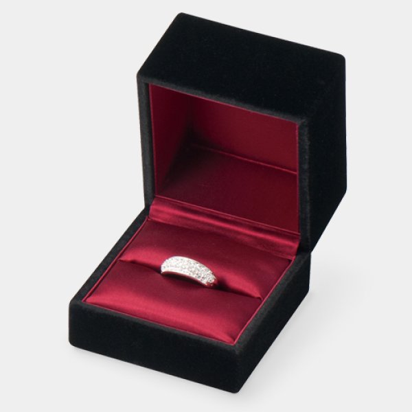 画像3: 送料無料・アクセサリー用ギフト箱 CA-760シリーズ （1） 外寸：66×69×59mm「12個」（リング、ネックレス、イヤリング、ピアス）全2色