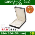 画像1: 送料無料・アクセサリー用ギフト箱 GRシリーズ（11） 外寸：184×266×57(mm)「5個」（ネックレス、イヤリング）全2色 (1)