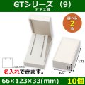 送料無料・アクセサリー用ギフト箱 GTシリーズ （9） 外寸：66×123×33(mm) 「10個」（ピアス用）全2色