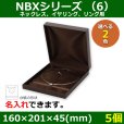 画像1: 送料無料・アクセサリー用ギフト箱 NBXシリーズ（6） 外寸：160×201×45(mm)「5個」（ネックレス、イヤリング、リング用）全2色 (1)