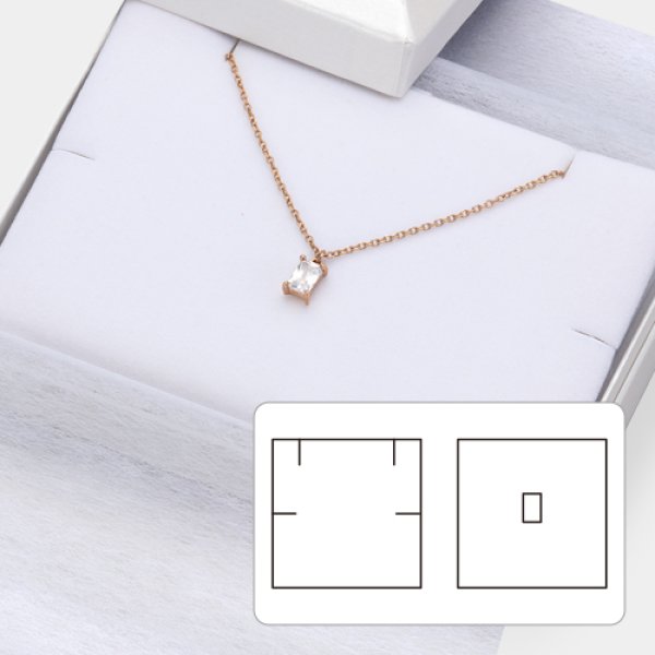 画像5: 送料無料・アクセサリー用ギフト箱 PC-501シリーズ(3) 外寸:110×76×32mm「12個」(ブローチ/ブレスレット、ネックレス用)全7色