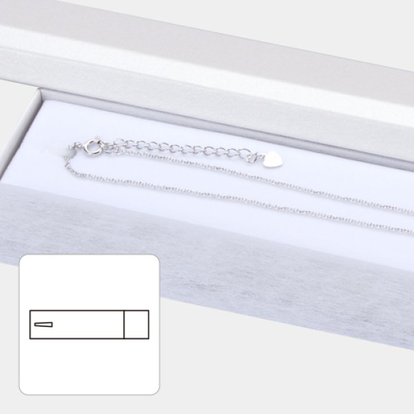 画像5: 送料無料・アクセサリー用ギフト箱 PC-501シリーズ(4) 外寸:230×42×27mm ネックレス用「12個」全7色