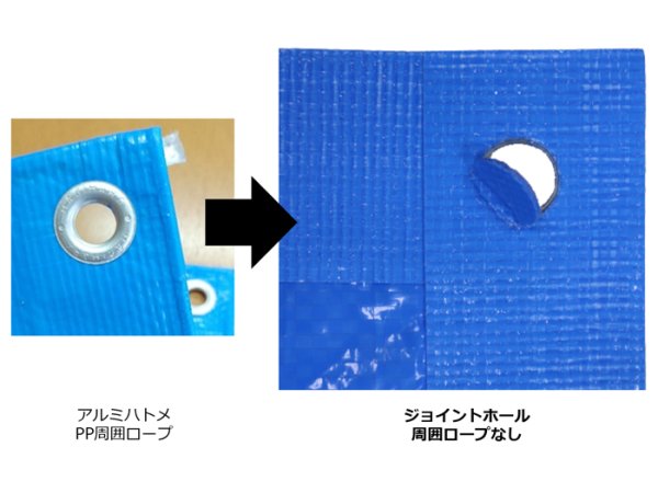画像5: 送料無料・「国産」ブルーシート(ターピーエコフレンドシート #3000)1.8×1.8Mから「2~50枚」全17サイズ