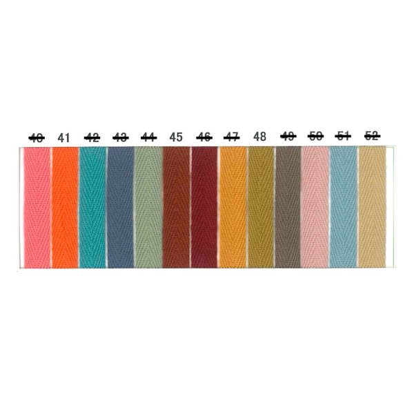 画像6: 送料無料・アクリル綾テープ 0.6×25mm巾 25mm×50M「1巻」