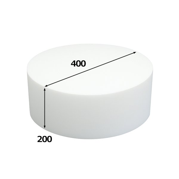 画像1: 円柱発泡スチロール 400φ×200mm「1個」