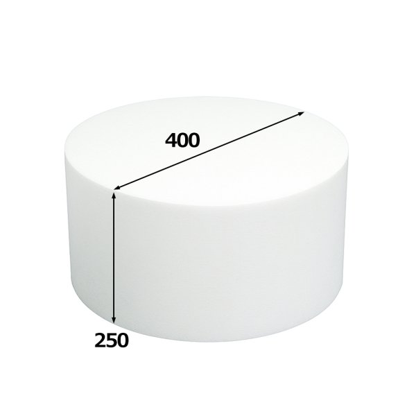 画像1: 円柱発泡スチロール 400φ×250mm「1個」
