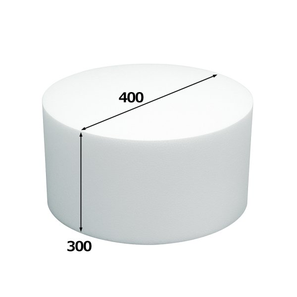 画像1: 円柱発泡スチロール 400φ×300mm「1個」