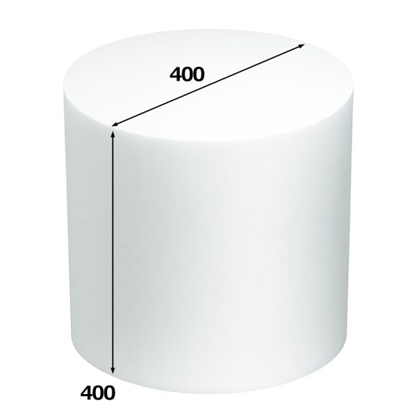 画像1: 円柱発泡スチロール 400φ×400mm「1個」