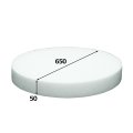 円柱発泡スチロール650φ×50mm「1個」
