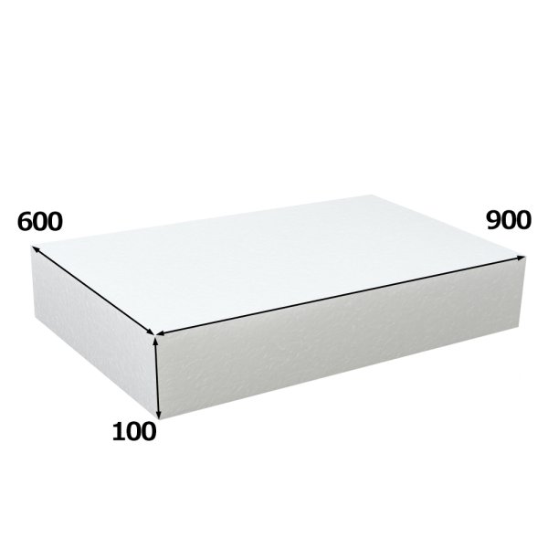 画像1: 送料無料・発泡スチロール900×600×100mm「4枚」