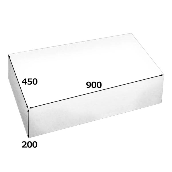 画像1: 送料無料・発泡スチロール900×450×200mm「2枚」