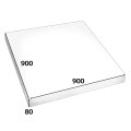 送料無料・発泡スチロール900×900×80mm「2枚」