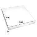 送料無料・発泡スチロール900×900×90mm「2枚」