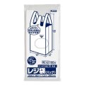 送料無料・レジ袋「ベロ付き・乳白」290(180+110)×380mm 厚み0.011mm「6,000枚」