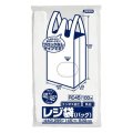 送料無料・レジ袋「ベロ付き・乳白」440(295+145)×530mm 厚み0.017mm「2,000枚」