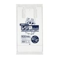 送料無料・レジ袋「省資源・乳白」390(255+135)×480mm 厚み0.013mm「3,000枚」