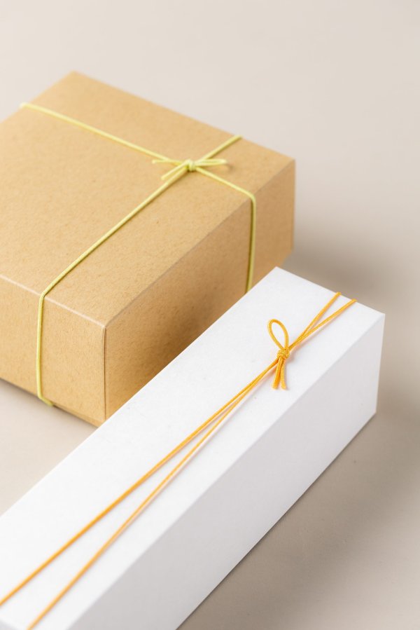 画像10: 送料無料・細ゴム2重片花結び (全17色)58cm 折径約12cm 「1,000本」