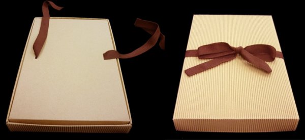 画像6: 送料無料・ナチュラルBOX ひも有/無・140×140×80mmほか「100枚」