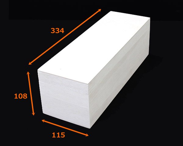 画像3: 送料無料・750mlワイン1本布貼木箱 334×115×108mm 適応瓶:約90φ×305Hまで「40箱」