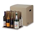 送料無料・ワイン720ml×12本入用ダンボール箱「20箱」　適応瓶：約90φ×345Hまで